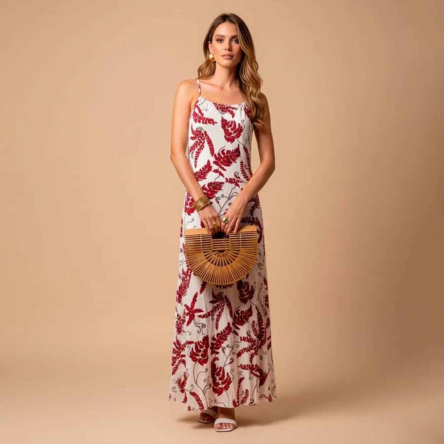 MD149 VESTIDO CON AVERTURA EN LA PIERNA 7453